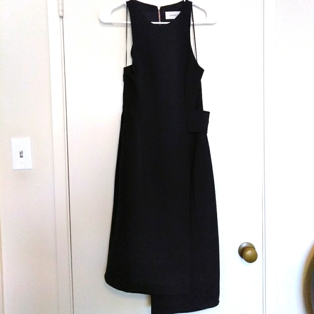 n/nicholas Ponti Layered Band Asymmetrical Dress